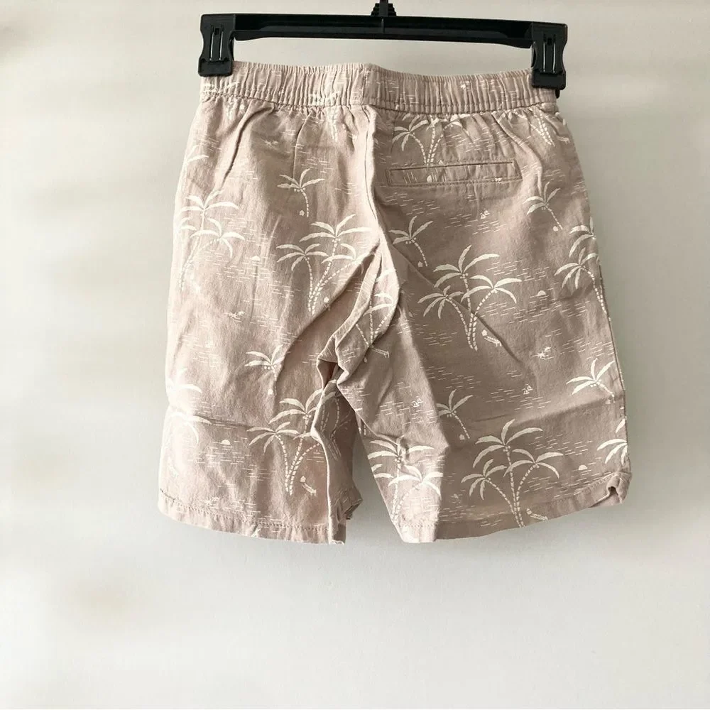 NWT H&M 4-piece Dressy Set - Beige/Palm trees‎